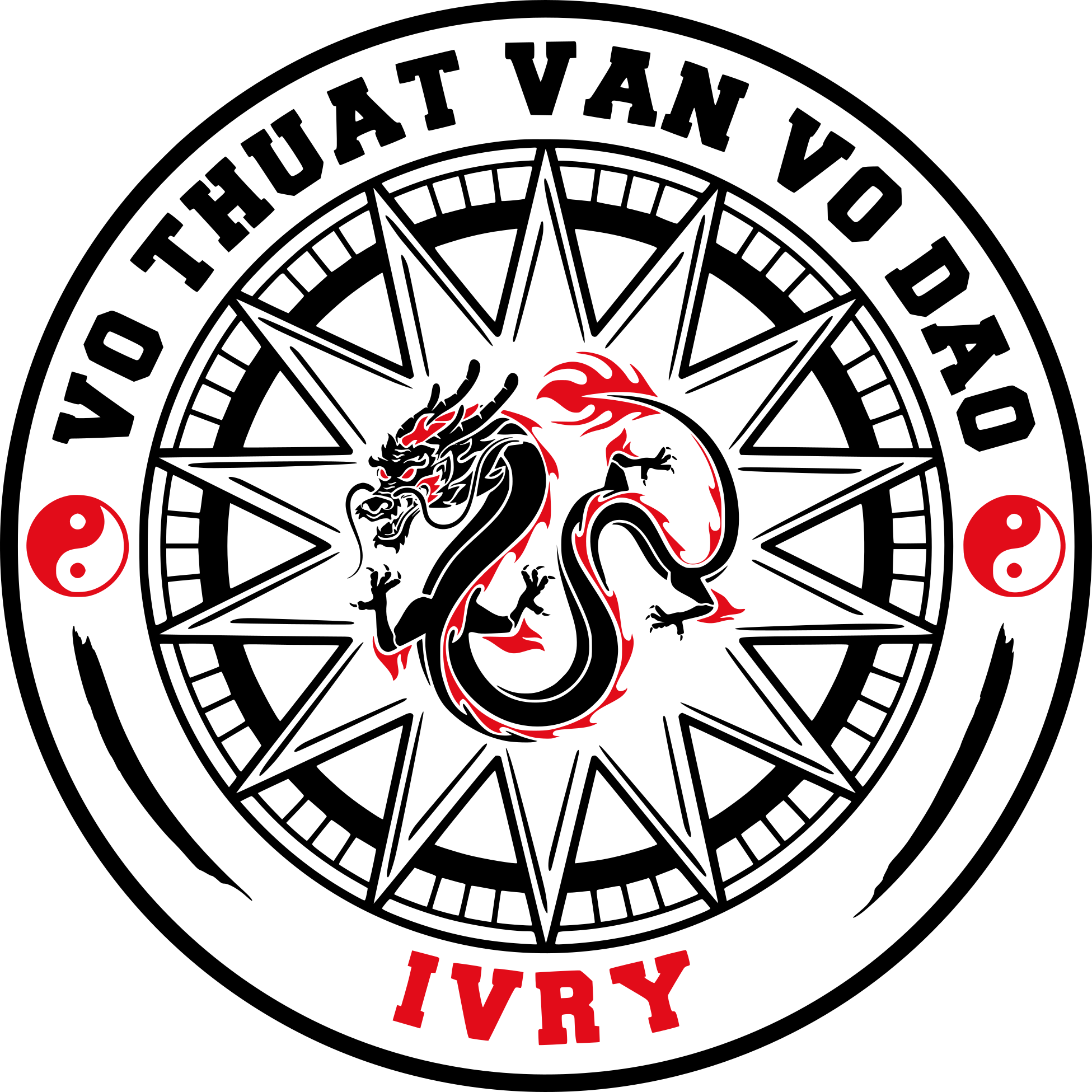 logo du club vo thuat van vo dao ivry